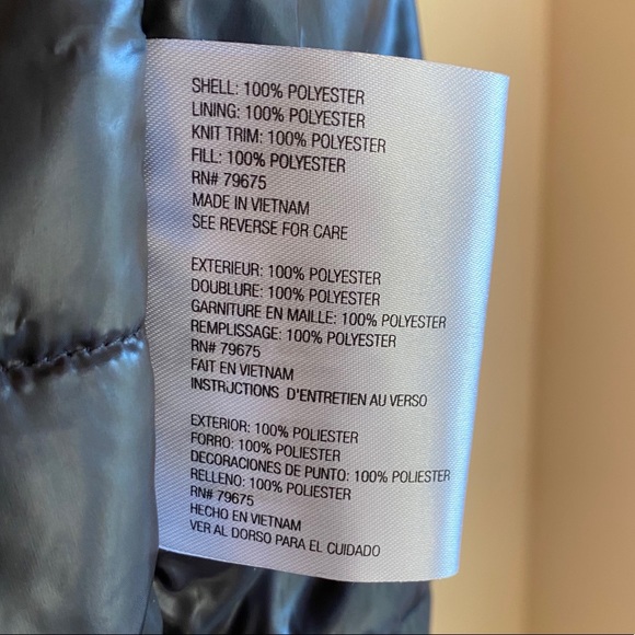 Michael Kors Charcoal Bomber Jacket - Picture 5 of 6